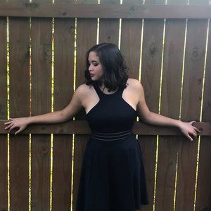 halter top semi formal dresses